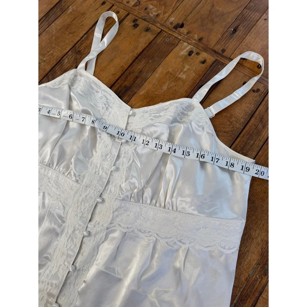 Parisian Satin Lace Cami Size 18/20 Coquette Fairycore Balletcore Y2K Romantic - Picture 2 of 9